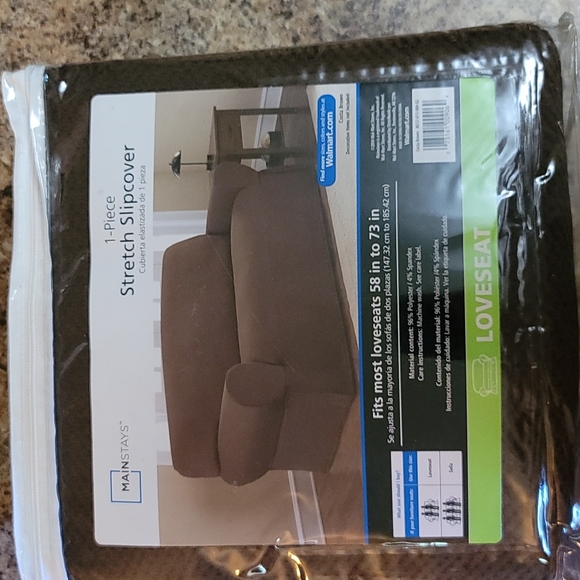 1 piece stretch slipcover - Picture 2 of 2